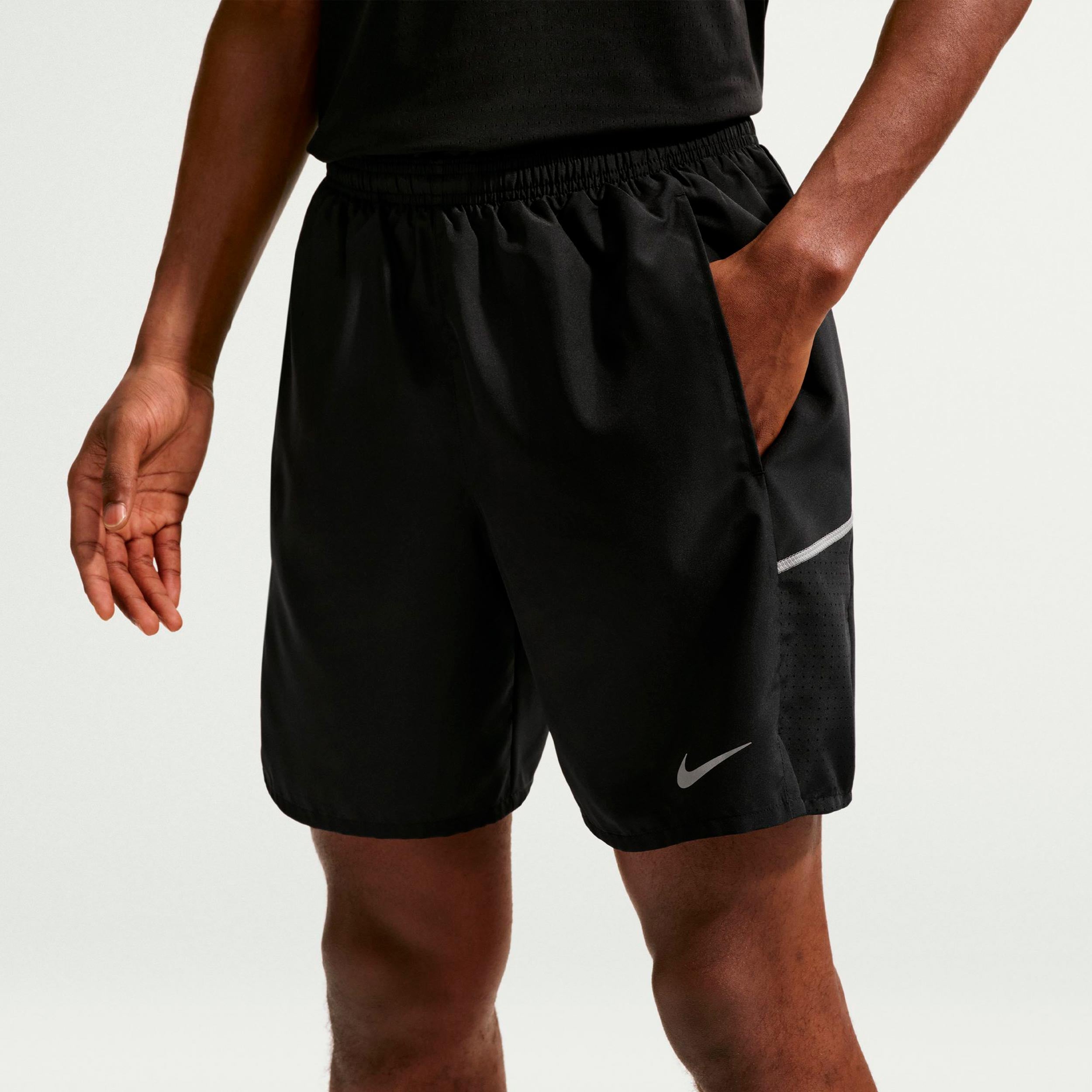 Nike Miler 2in1  Bežecké šortky Muži - černá, stříbrná