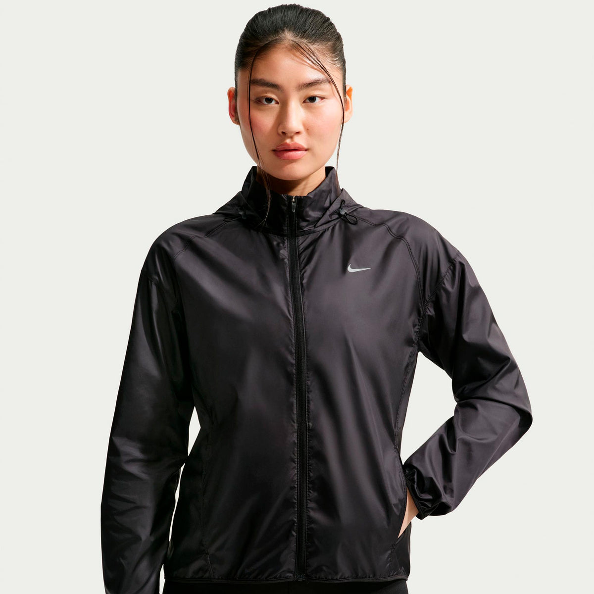 Nike Tempo  Běžecká bunda Dámy - černá, stříbrná