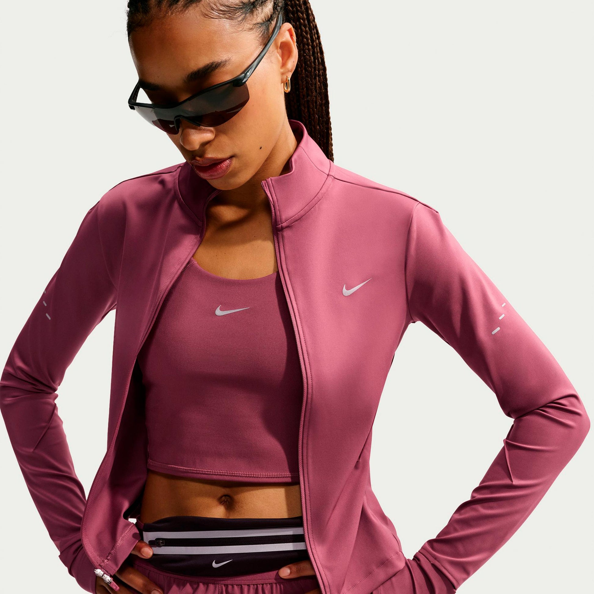 Nike Swift  Běžecká bunda Dámy - vijolična, stříbrná
