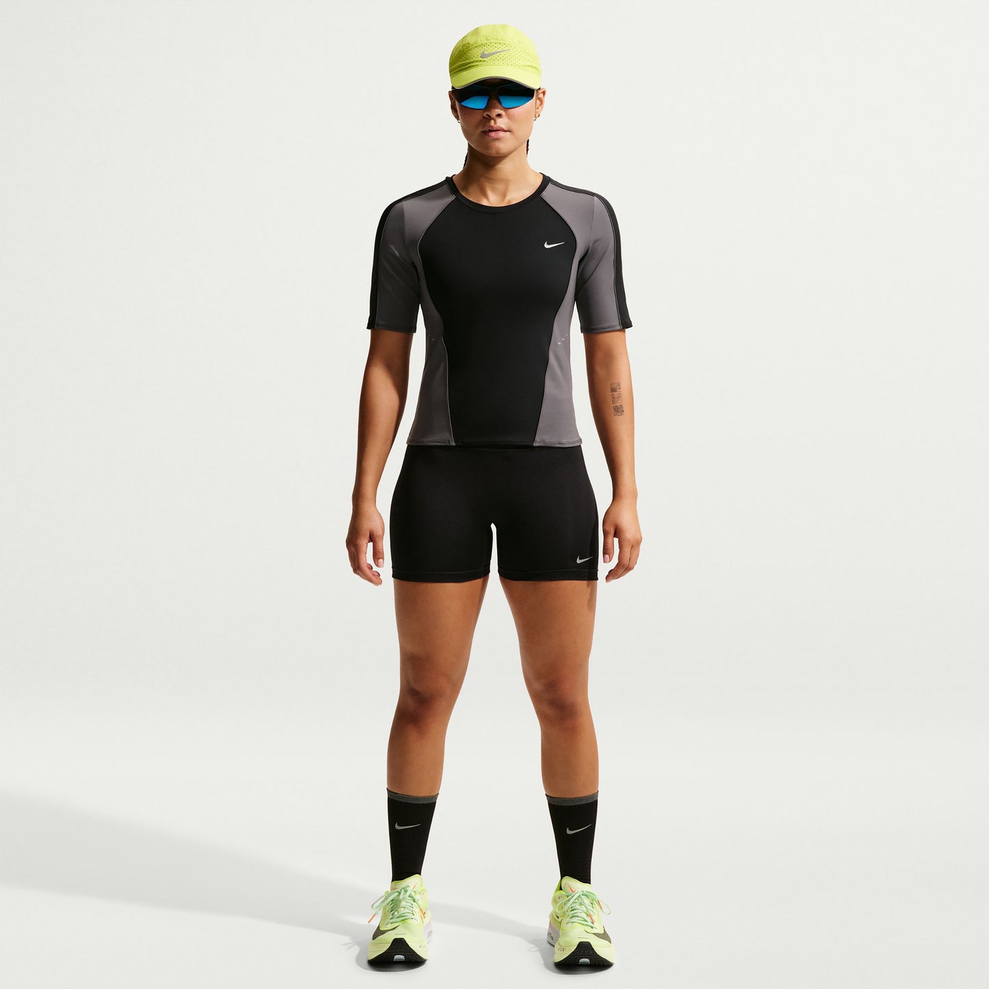 Nike Tempo   Bežecké pančuchy Dámy - černá, stříbrná