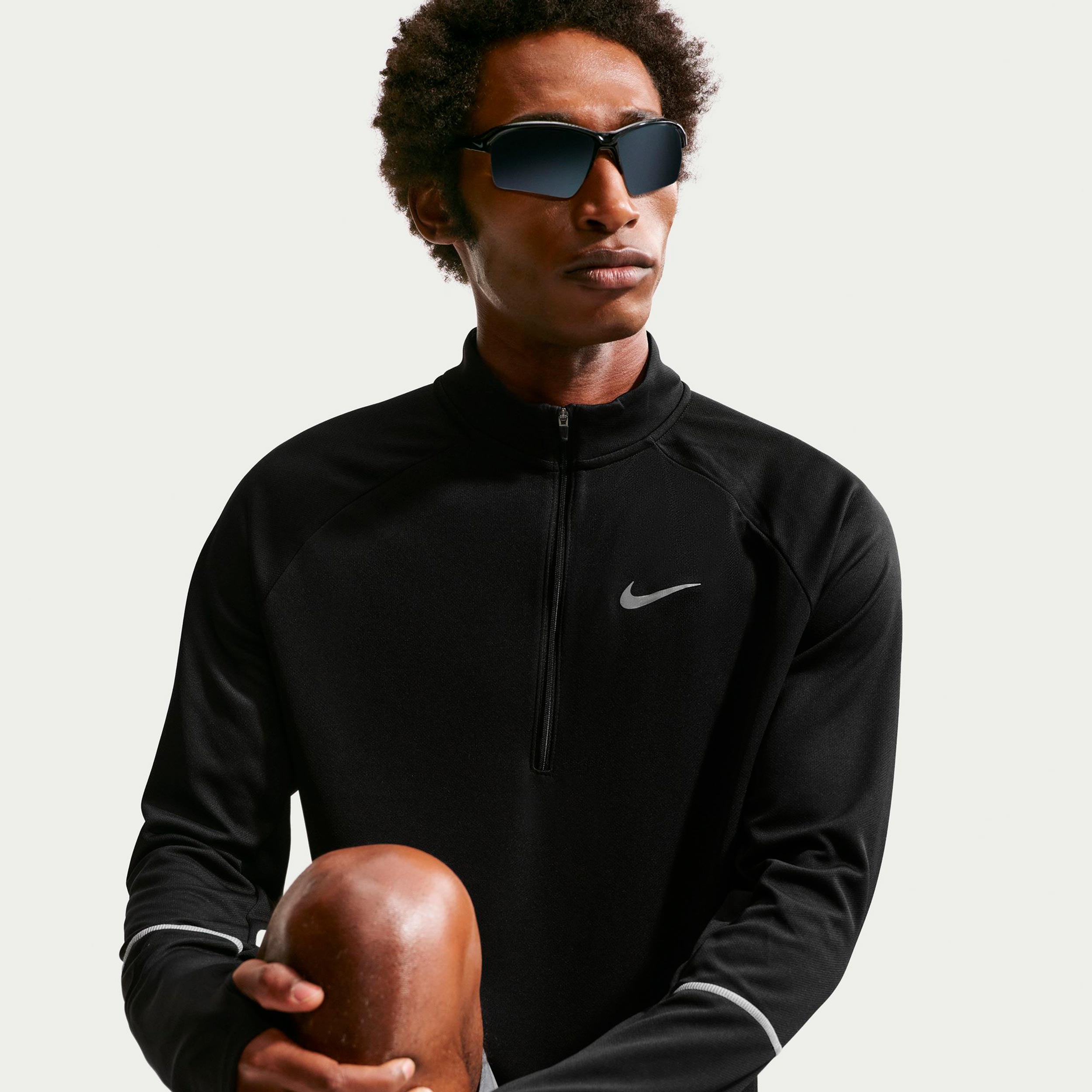 Nike Miler  Bežecké tričko Muži - černá, stříbrná