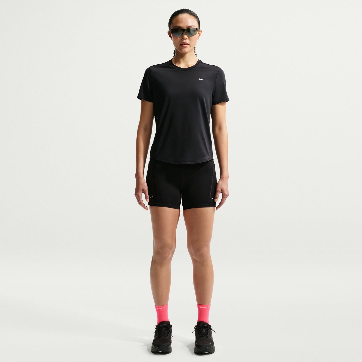 Nike Swift  Bežecké tričko Dámy - černá, stříbrná
