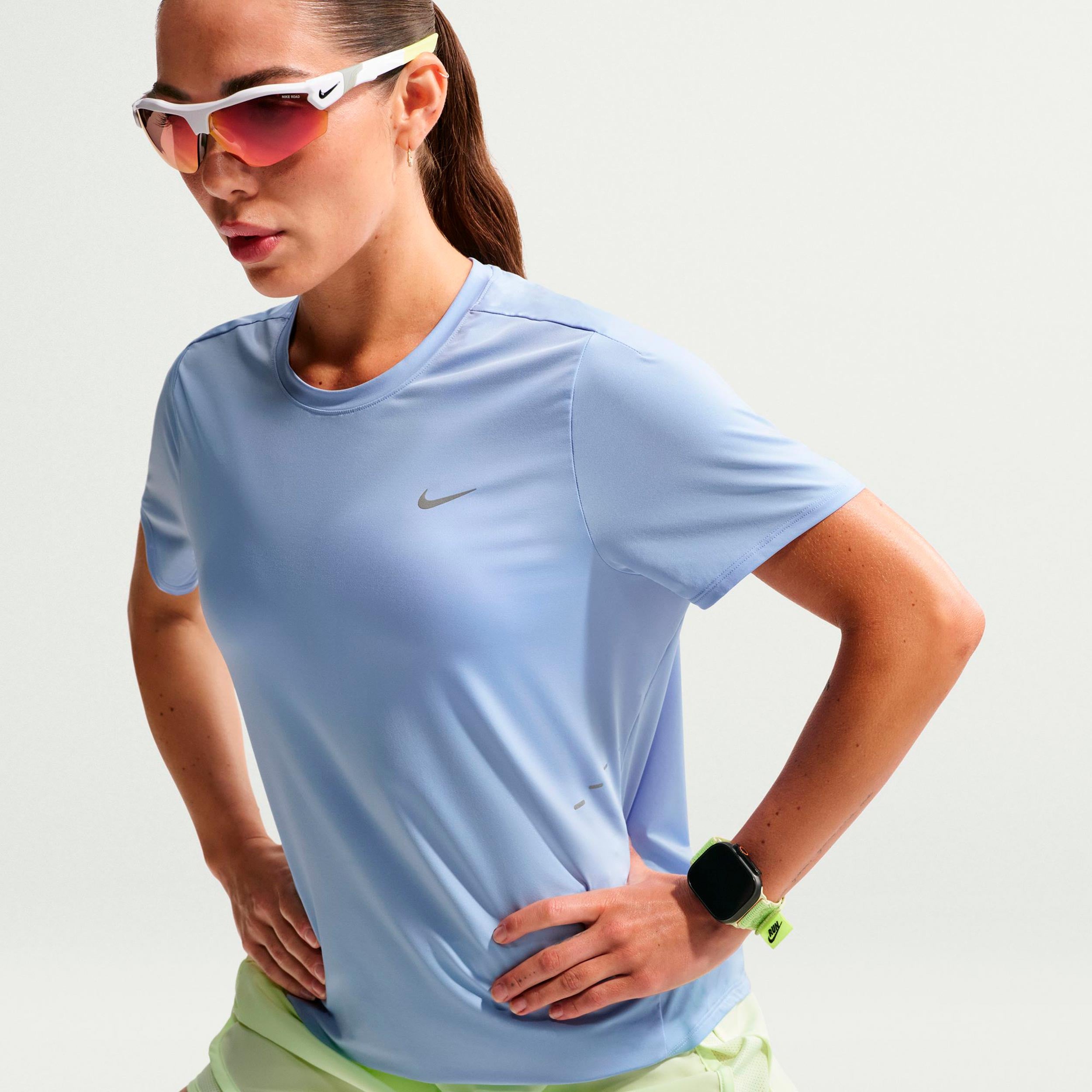 Nike Swift  Bežecké tričko Dámy - modrá, stříbrná
