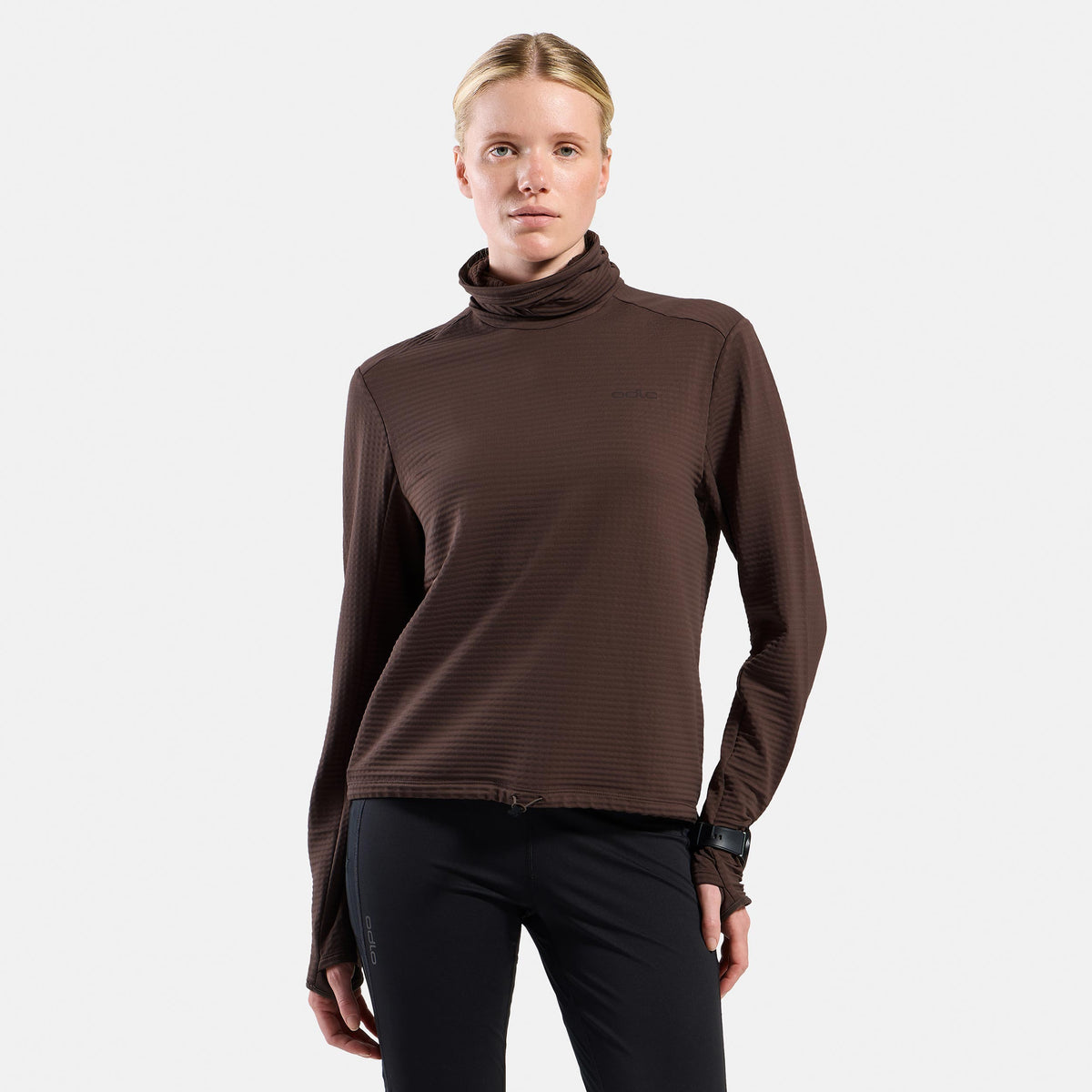 Odlo Essential Thermal Midlayer  Bežecké tričko Dámy - hnědá