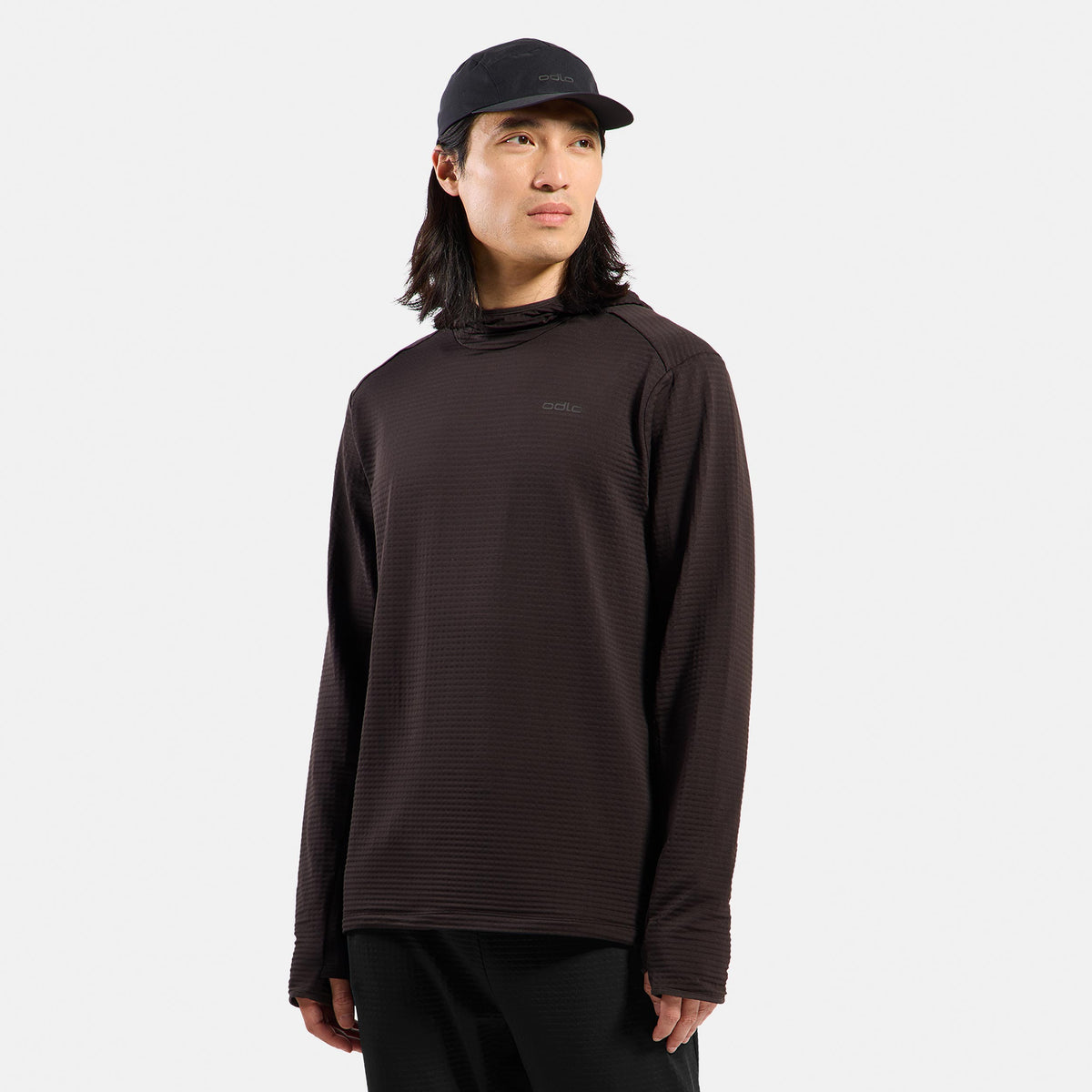 Odlo Essential Thermal Midlayer  Bežecké tričko Muži - hnědá