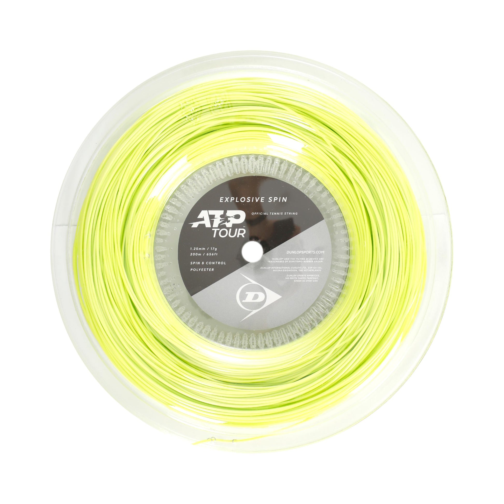 Dunlop Explosive Spin Výplet - role 200m - žlutá