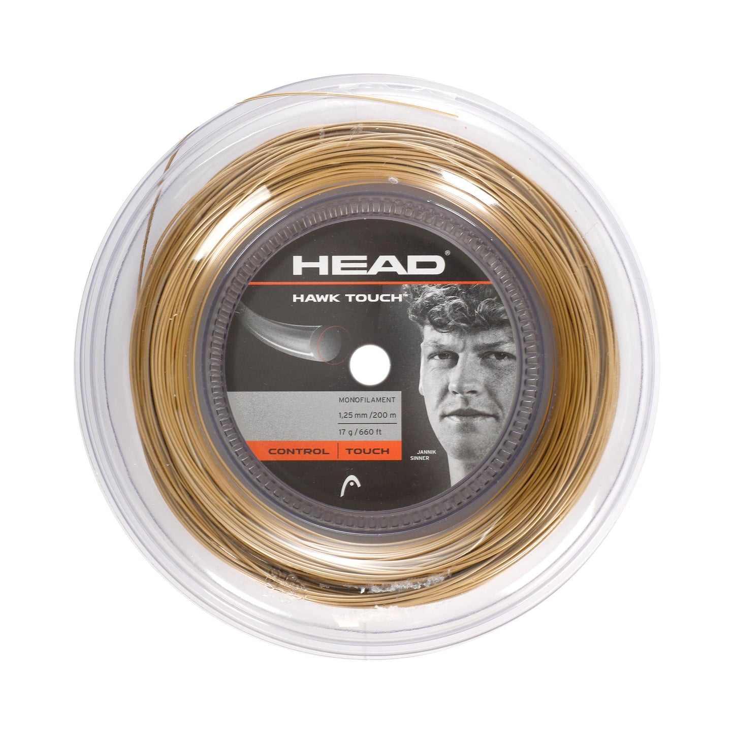 HEAD Hawk Touch Výplet - role 200m - zlatá