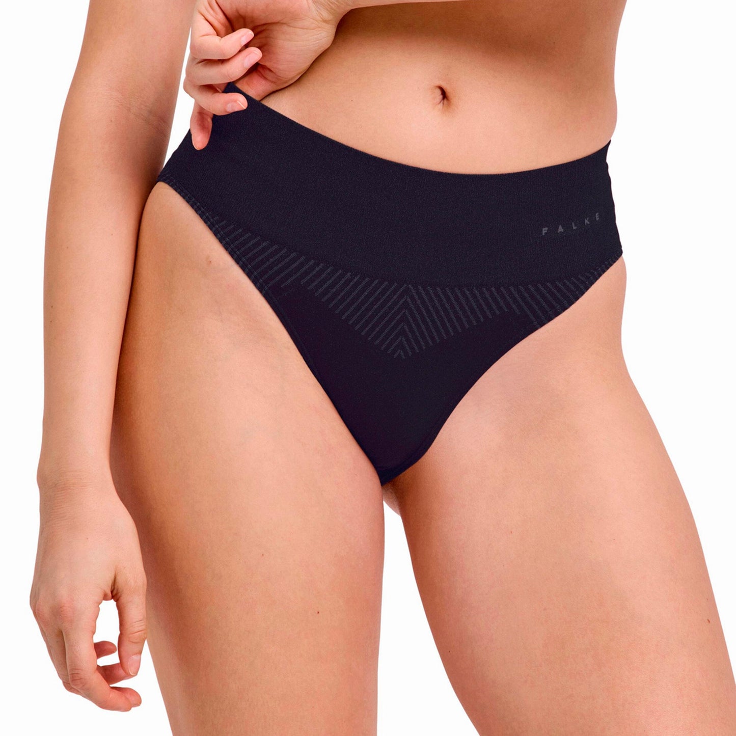Falke Warm Brief High Waist Kalhotky Dámy - černá