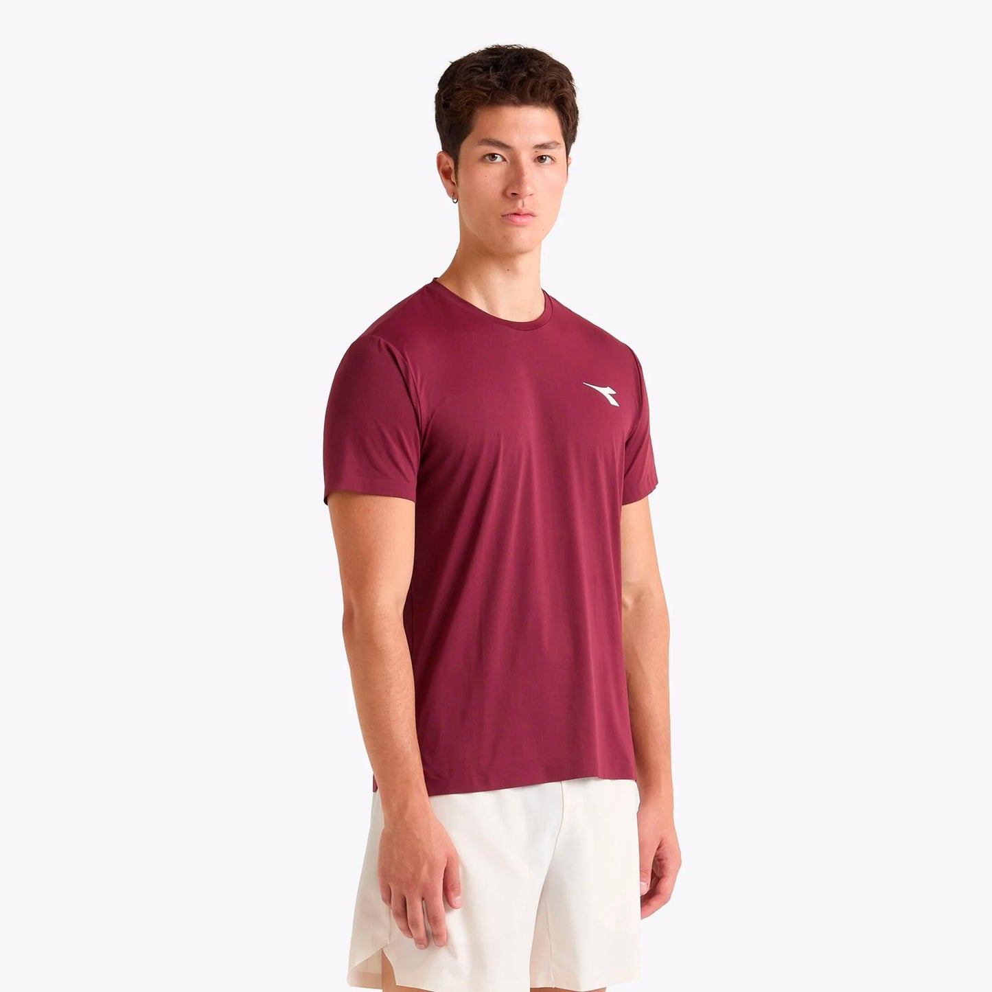 Diadora Icon Tričko Muži - červené víno
