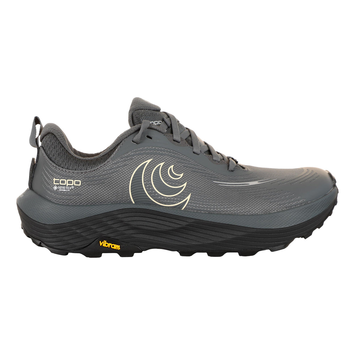 TOPO ATHLETIC Ultraventure 5 GTX Obuv pro měkčí povrch,žádný asfalt Dámy - šedá, žlutá