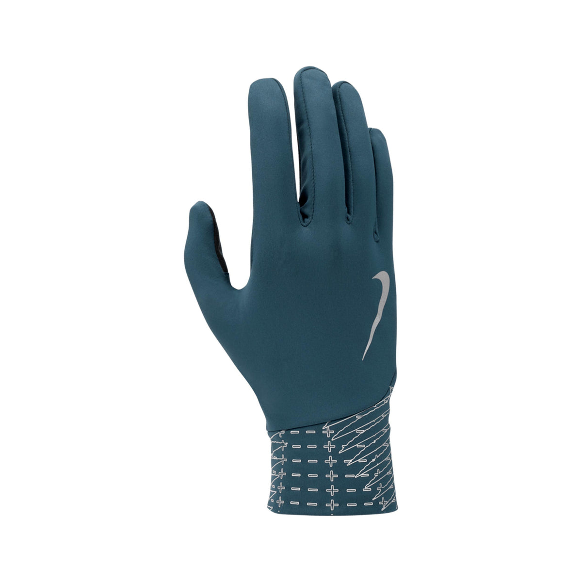 Nike Pacer Lightweight Reflective  Běžecké rukavice Muži - modro-šedá, stříbrná