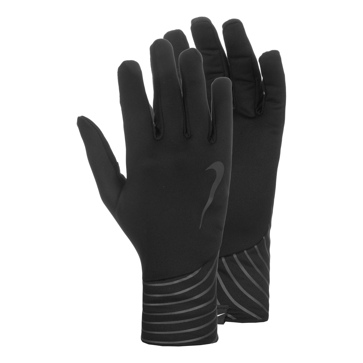 Nike Pacer Lightweight Reflective  Běžecké rukavice Dámy - černá, černá