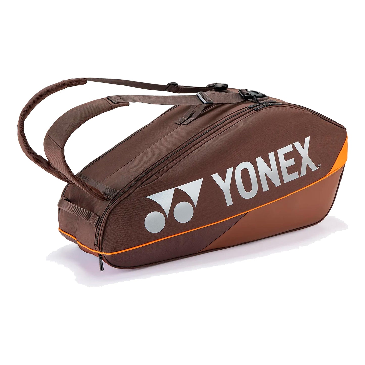 Yonex Pro Racquet Bag Espresso Brown Taška na raketu 6ks - hnědá, oranžová
