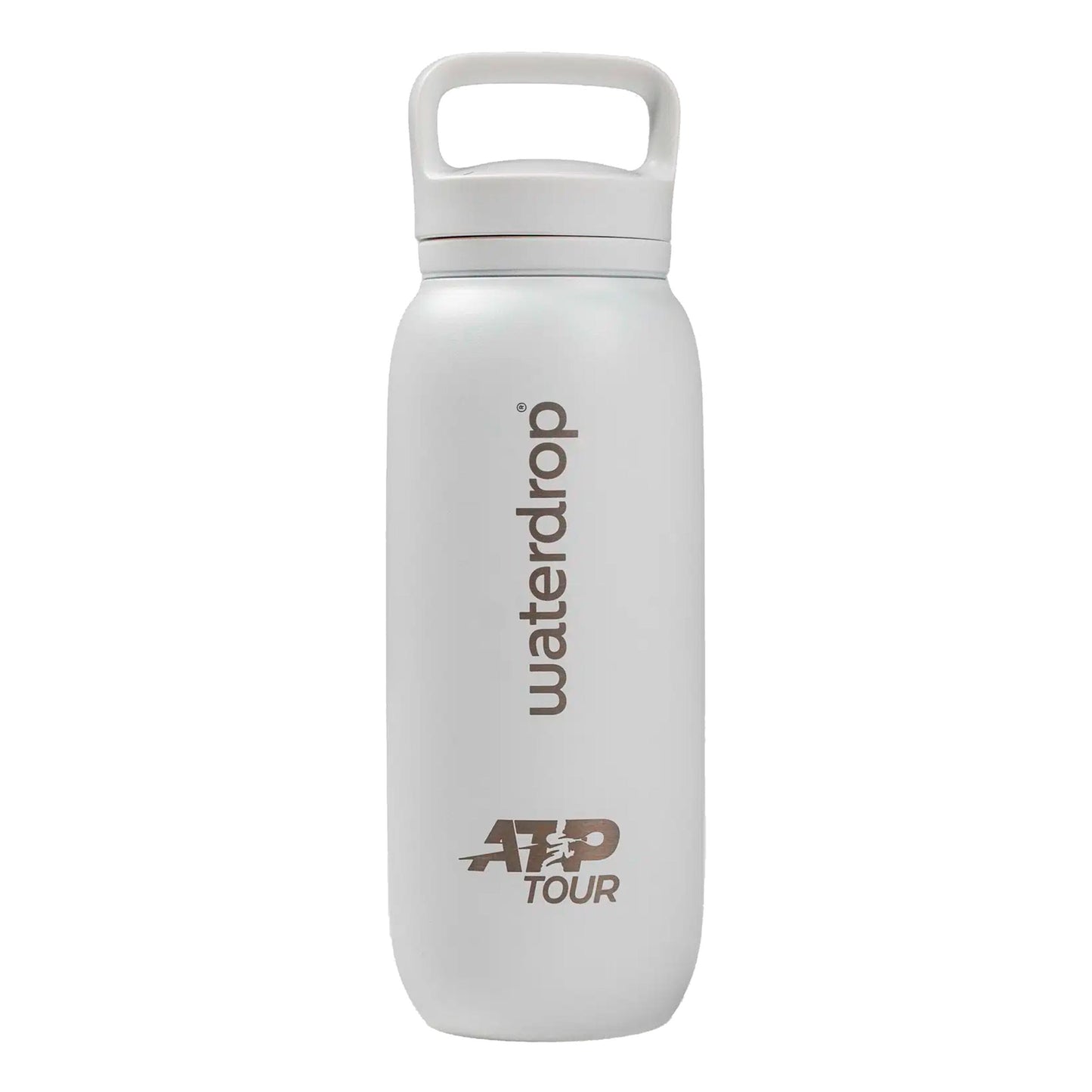 Dunlop Waterdrop Thermo Bottle 600ml Láhev na pití - bílá, stříbrná