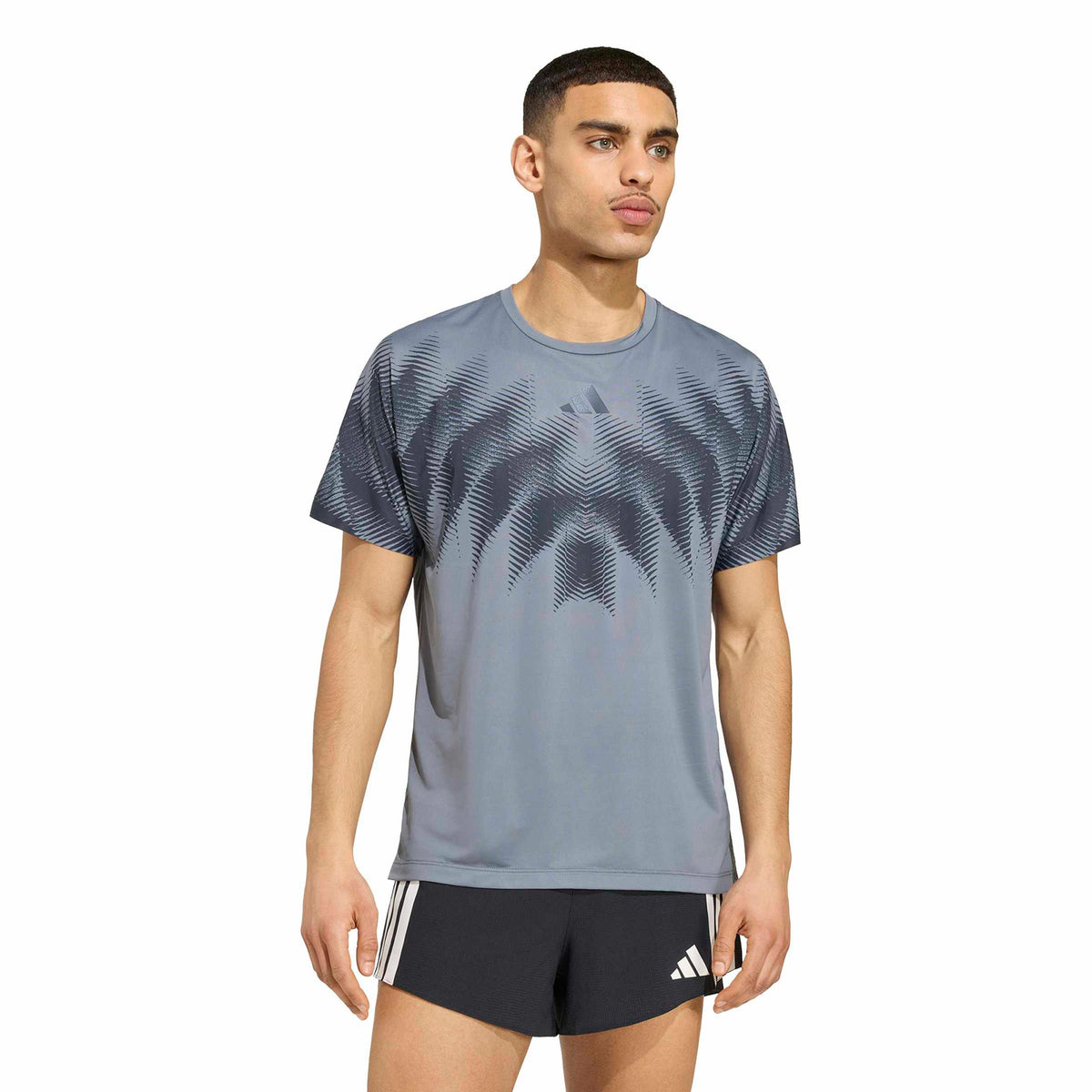 adidas Aspyre Bežecké tričko Unisex - antrazitová, tmavě šedá