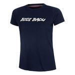Tenisové Oblečení BIDI BADU Crew Logo Tee - dark blue