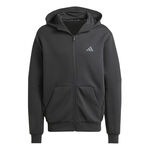 adidas Oblečenie adidas D4T Full-Zip Mikina S Kapucí Muži - Černá