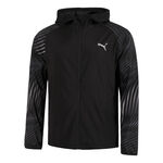 Puma Oblečenie Puma Favorite AOP Woven Běžecká bunda Muži - černá, bílá