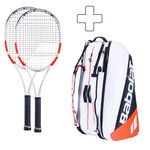Sada Raket Babolat 2x Pure Strike 18x20 plus Schlägertasche