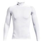 Under Armour Oblečenie Under Armour Heatgear Comp Mock S Dlouhým Rukávem Muži-Bílá
