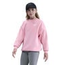 Club Fleece Oversized Crew Mikina Dívky-Růžová