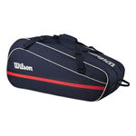 Tenisové Tašky Wilson 6PK TEAM RACKET BAG 2025 Navy