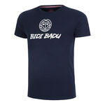 BIDI BADU Oblečenie BIDI BADU Crew Logo Tričko Muži-Tmavě Modrá