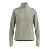 Essential Thermal Midlayer 1/2 Zip Bežeck&eacute; Tričko D&aacute;my-Olivov&aacute;