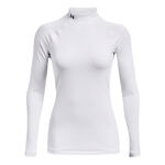 Under Armour Oblečenie Under Armour Coldgear Authentics Mockneck S Dlouh&yacute;m Ruk&aacute;vem D&aacute;my-B&iacute;l&aacute;
