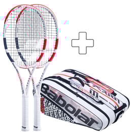 2x Pure Strike 16x19 plus Schlägertasche