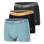 Nike Oblečenie Nike Everyday Cotton Stretch Trenýrky 3ks V Baleni Muži - Světle Modrá,Tmavě Šedá