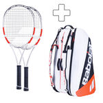 Sada Raket Babolat 2x Pure Strike 100 16/20 plus Schlägertasche