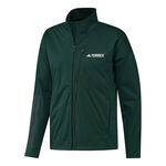 adidas Oblečenie adidas Terrex XPR Softshell Běžecká bunda Muži - zelená, 