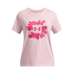 Under Armour Oblečenie Under Armour Bubble Tričko Dívky-Růžová