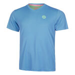 BIDI BADU Oblečenie BIDI BADU Crew Inside Out V-Neck Tričko Muži-Modrá,Neonově Zelená