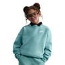 Club Fleece Oversized Crew Mikina Dívky-Šalvia