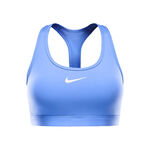 Nike Oblečenie Nike Swoosh Medium Sportovní podprsenka Dámy - světle modrá, bílá