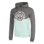 Tenisové Oblečení BIDI BADU Lunis Lifestyle Hoody - dark grey/ mint