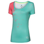 BIDI BADU Oblečenie BIDI BADU Amari Tech Round-Neck Tričko Dámy-Mint,Korálová