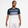 Court Dri-FIT Advantage Print Tričko Muži - modrá, bílá