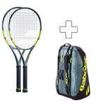 Babolat Sada raket Babolat Pure Aero + Turnajov&aacute; raketa nevypleten&eacute;