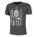 Quiet Please Oblečenie Quiet Please Endlessly Rackitecture Tričko Muži-Antrazitov&aacute;,B&iacute;l&aacute;