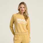 Tenisové Oblečení Wilson W Sideline Crew Golden