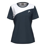 HEAD Oblečenie HEAD Tie-Break Tričko D&aacute;my - tmavě modr&aacute;, b&iacute;l&aacute;