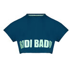 BIDI BADU Oblečenie BIDI BADU Abdominis Crop Move Tričko Dámy - Petrolejová