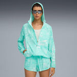 Puma Oblečenie Puma Velocity AOP Woven Běžeck&aacute; Bunda D&aacute;my-Zelen&aacute;