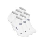 Tenisové Oblečení BIDI BADU No Party XXL No Show Move Socks 6 Pack - black