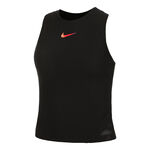 Nike Oblečenie Nike Dri-Fit Court Slam Sportovní Tílko Dámy-Černá