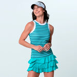 Lucky in Love Oblečenie Lucky in Love Linen Nouveau Vision Sportovn&iacute; t&iacute;lko D&aacute;my - tyrkysov&aacute;, b&iacute;l&aacute;