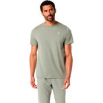 ASICS Bežeck&eacute; tričko ASICS Spiral Embroidery Bežeck&eacute; tričko Muži-zelen&aacute;